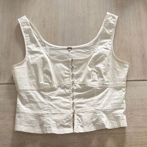 Free People Corset Crop Size Small